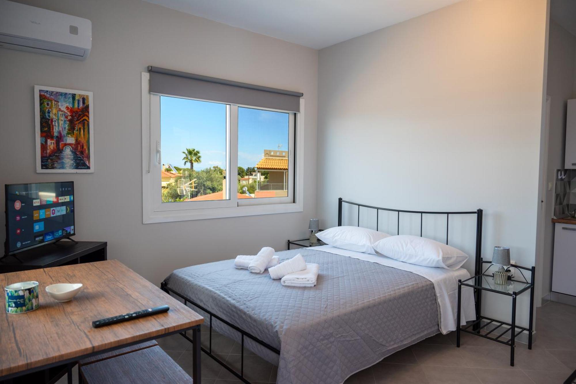 Airport Palmtree Apartments - 15Min From Airport Artemida  Eksteriør billede